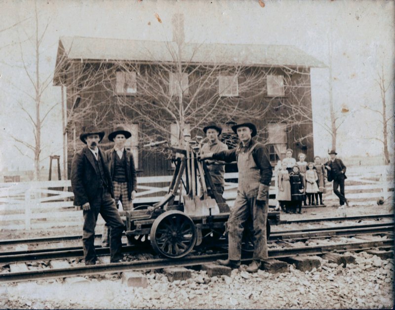 William Newton Jenkins and friends at Hinckley, Texas